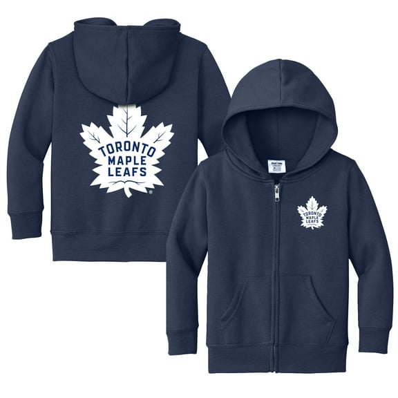 Toddler Chad & Jake Navy Toronto Maple Leafs Logo Full-Zip Hoodie Jacket
