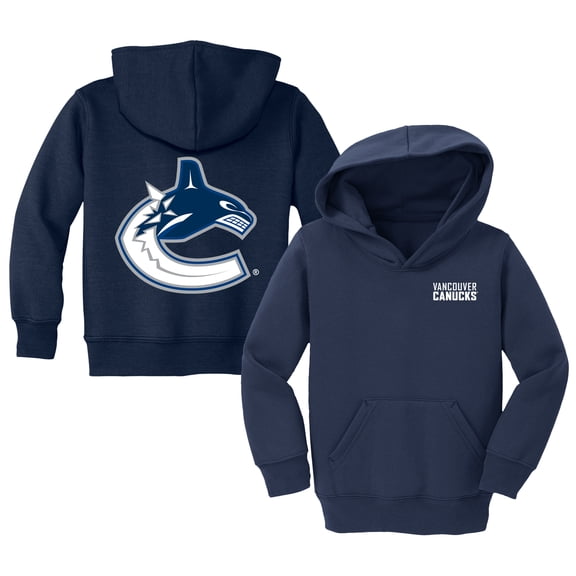 Toddler Chad & Jake Navy Vancouver Canucks Pullover Hoodie
