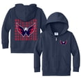thumbnail image 1 of Toddler Chad & Jake Navy Washington Capitals Full-Zip Retro Sweatshirt, 1 of 1