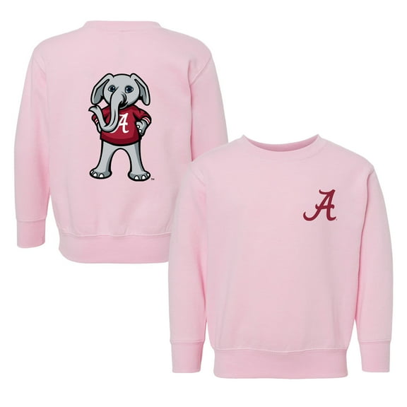 Toddler Chad & Jake Pink Alabama Crimson Tide Logo Pullover Sweatshirt