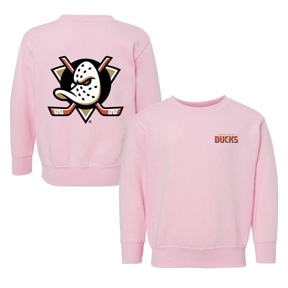 Toddler Chad & Jake Pink Anaheim Ducks Pullover Sweatshirt