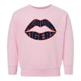 thumbnail image 1 of Toddler Chad & Jake Pink Auburn Tigers Lips Sweatshirt, 1 of 1