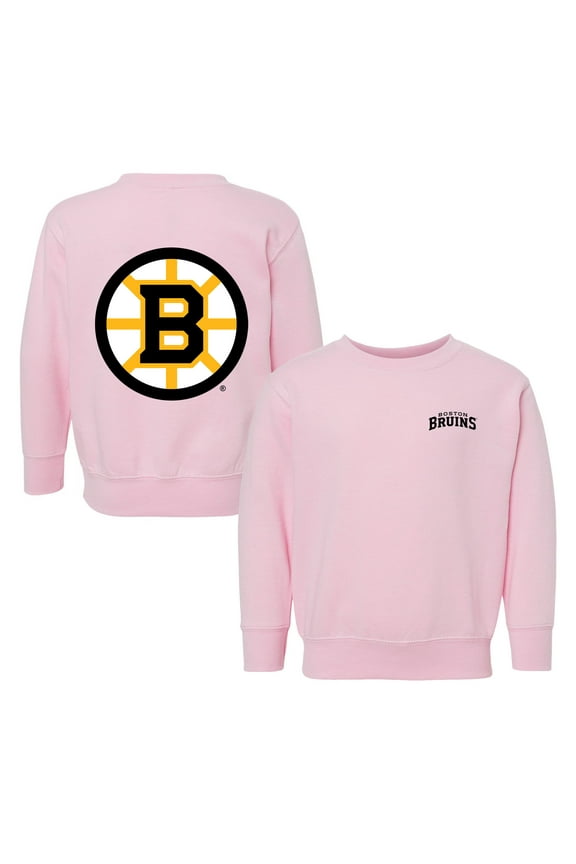Toddler Chad & Jake Pink Boston Bruins Pullover Sweatshirt