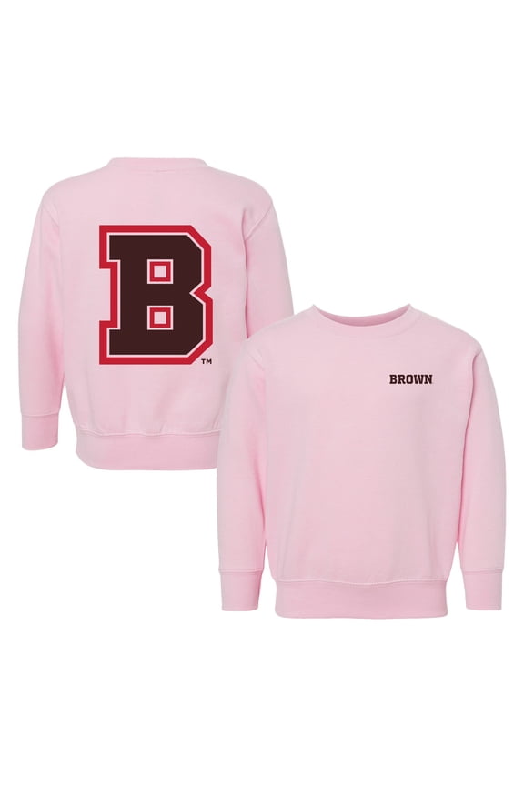 Toddler Chad & Jake Pink Brown Bears Logo Pullover Sweatshirt