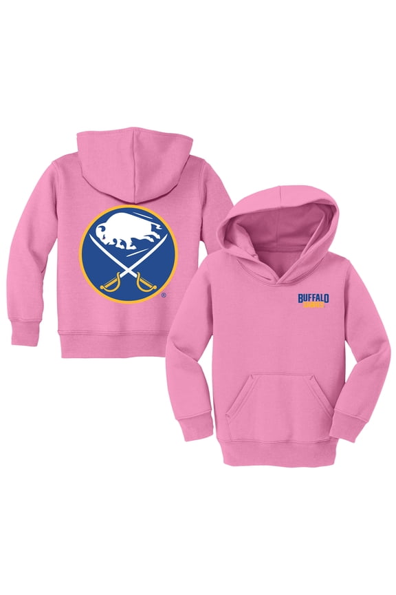Toddler Chad & Jake Pink Buffalo Sabres Pullover Hoodie