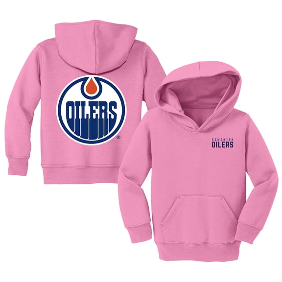 Toddler Chad & Jake Pink Edmonton Oilers Pullover Hoodie