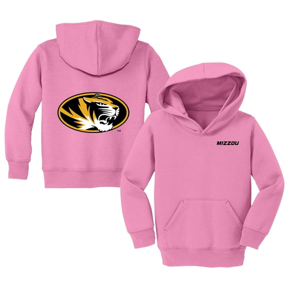 Toddler Chad & Jake Pink Missouri Tigers Primary Logo Pullover Hoodie