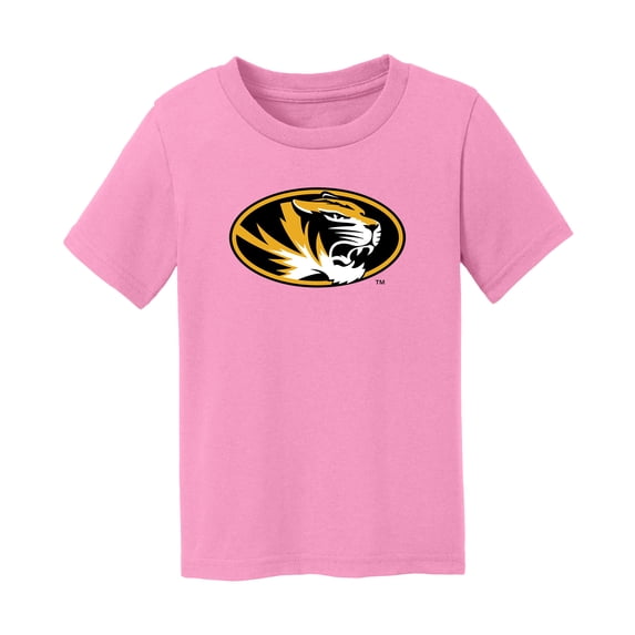 Toddler Chad & Jake Pink Missouri Tigers Primary Logo T-Shirt
