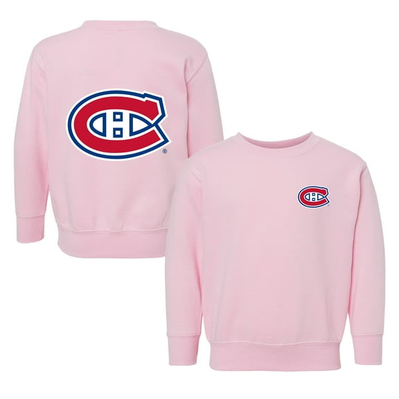 Toddler Chad & Jake Pink Montreal Canadiens Pullover Sweatshirt