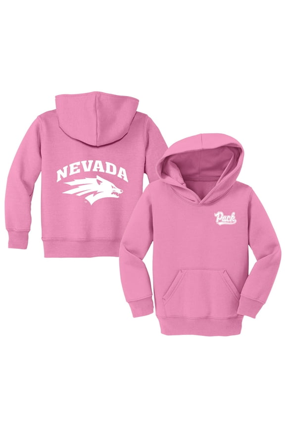 Toddler Chad & Jake Pink Nevada Wolf Pack Pullover Hoodie