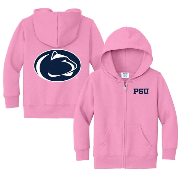 Toddler Chad & Jake Pink Penn State Nittany Lions Primary Logo Full-Zip Hoodie