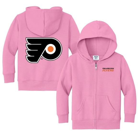 Toddler Chad & Jake Pink Philadelphia Flyers Logo Full-Zip Hoodie Jacket