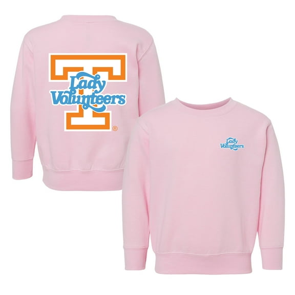 Toddler Chad & Jake Pink Tennessee Volunteers Logo Pullover Sweatshirt