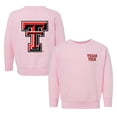 thumbnail image 1 of Toddler Chad & Jake Pink Texas Tech Red Raiders Logo Pullover Sweatshirt, 1 of 1