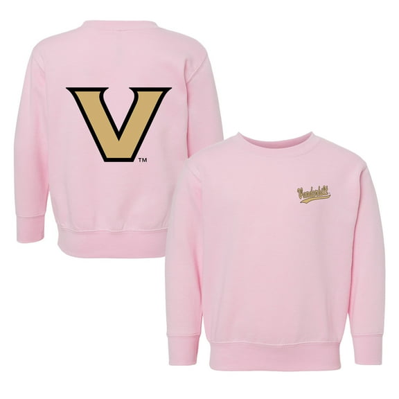 Toddler Chad & Jake Pink Vanderbilt Commodores Logo Pullover Sweatshirt