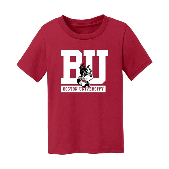 Toddler Chad & Jake Red Boston University Logo T-Shirt