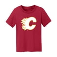 thumbnail image 1 of Toddler Chad & Jake Red Calgary Flames Primary Logo T-Shirt, 1 of 1