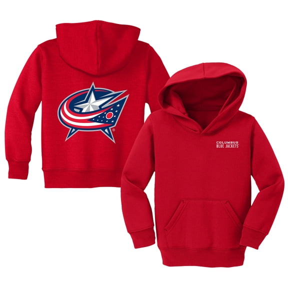 Toddler Chad & Jake Red Columbus Blue Jackets Pullover Hoodie
