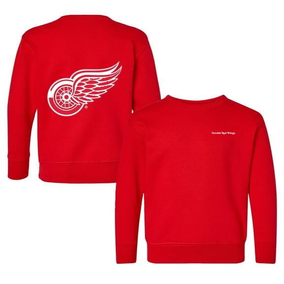 Toddler Chad & Jake Red Detroit Red Wings Pullover Sweatshirt
