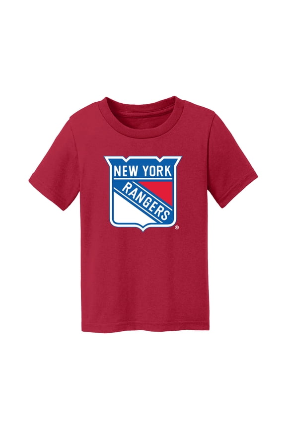 Toddler Chad & Jake Red New York Rangers Primary Logo T-Shirt