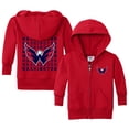 thumbnail image 1 of Toddler Chad & Jake Red Washington Capitals Full-Zip Retro Sweatshirt, 1 of 1