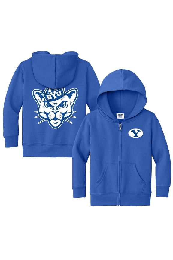 Toddler Chad & Jake Royal BYU Cougars Logo Full-Zip Hoodie Jacket