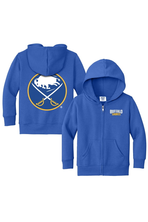 Toddler Chad & Jake Royal Buffalo Sabres Logo Full-Zip Hoodie Jacket