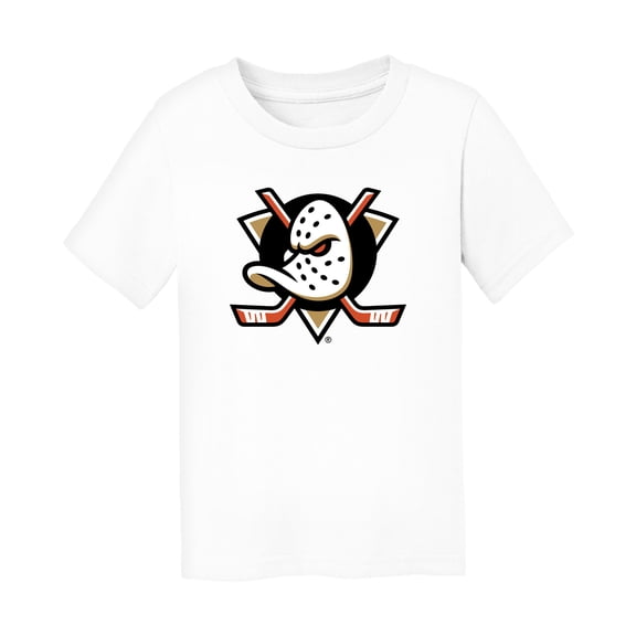 Toddler Chad & Jake White Anaheim Ducks Primary Logo T-Shirt