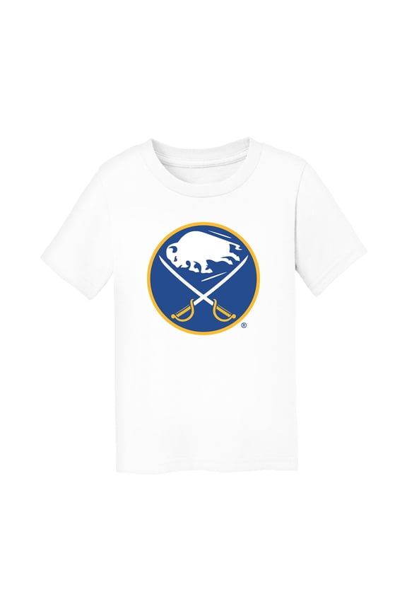 Toddler Chad & Jake White Buffalo Sabres Primary Logo T-Shirt