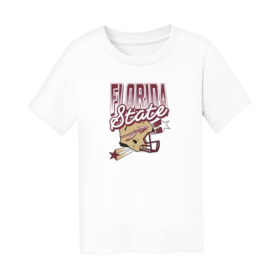 Toddler Chad & Jake White Florida State Seminoles Helmet T-Shirt