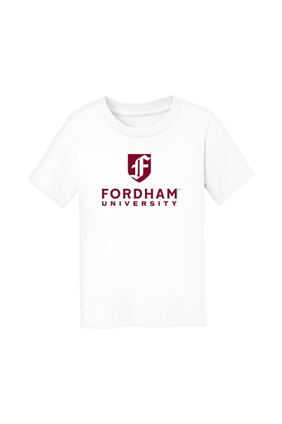 Toddler Chad & Jake White Fordham Rams Primary Logo T-Shirt