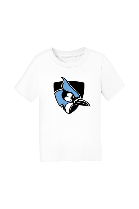 Toddler Chad & Jake  White Johns Hopkins Blue Jays Logo T-Shirt