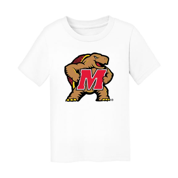 Toddler Chad & Jake  White Maryland Terrapins Mascot T-Shirt