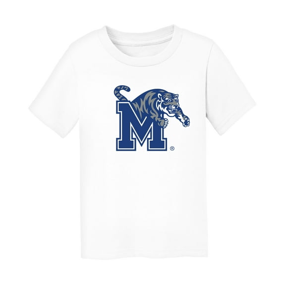 Toddler Chad & Jake White Memphis Tigers Logo T-Shirt