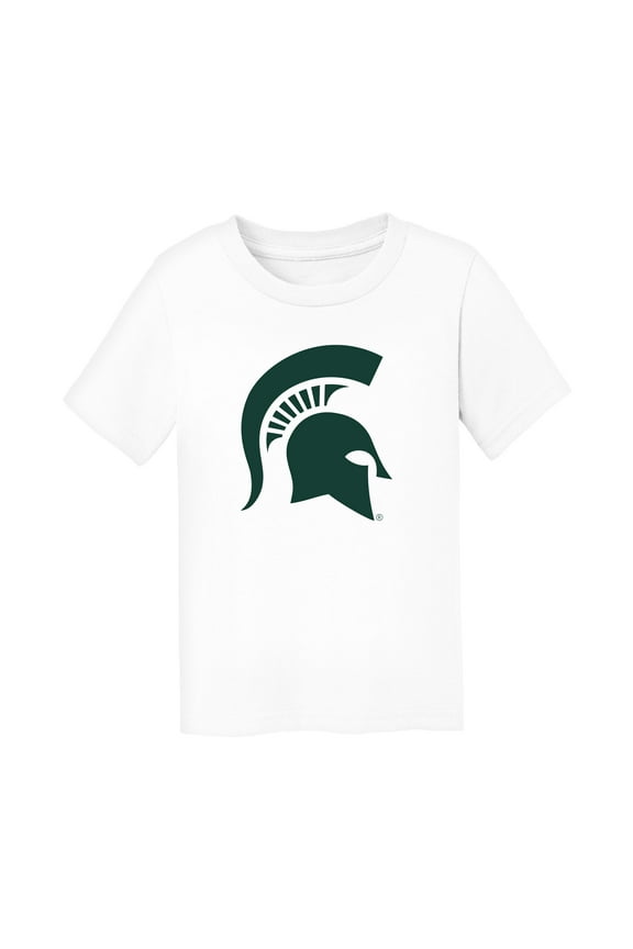 Toddler Chad & Jake White Michigan State Spartans Logo T-Shirt