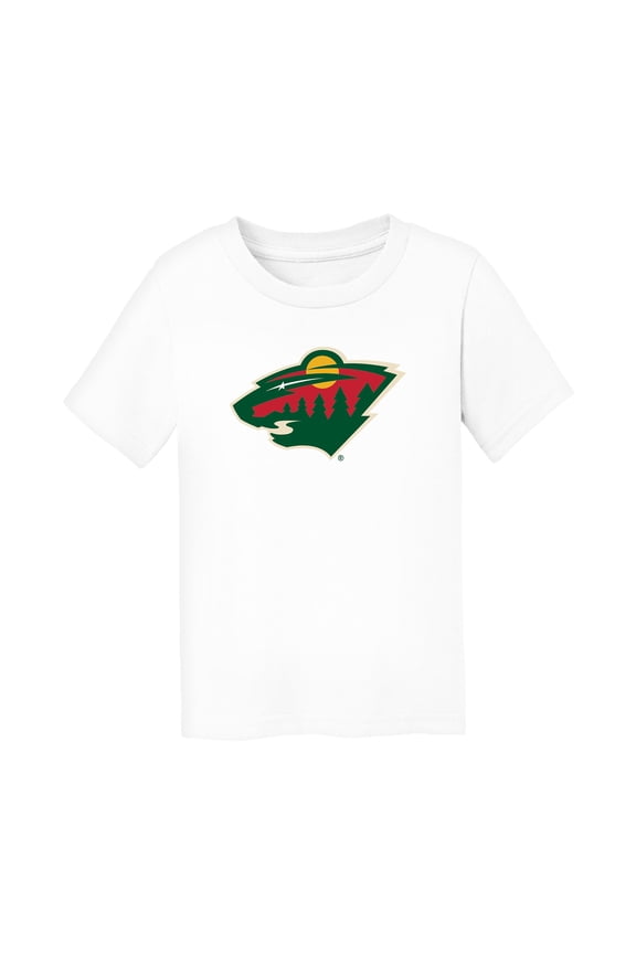 Toddler Chad & Jake White Minnesota Wild Primary Logo T-Shirt