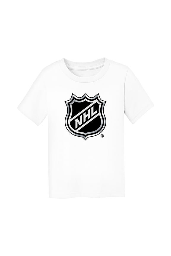 Toddler Chad & Jake White NHL Primary Logo T-Shirt