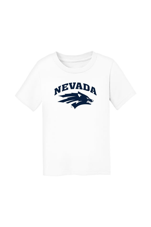 Toddler Chad & Jake White Nevada Wolf Pack Logo T-Shirt