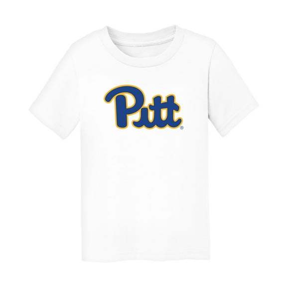 Toddler Chad & Jake White Pitt Panthers Primary Logo T-Shirt