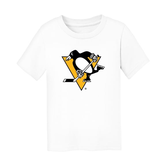Toddler Chad & Jake White Pittsburgh Penguins Primary Logo T-Shirt