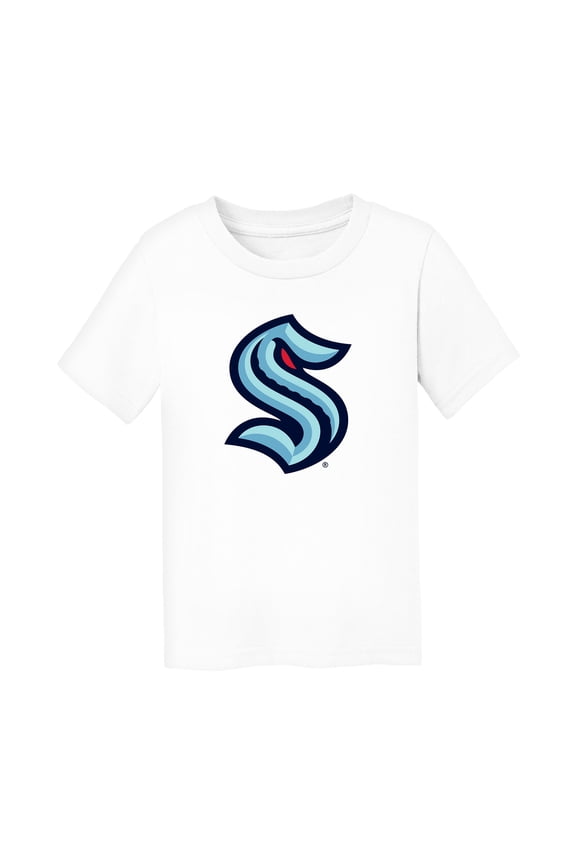Toddler Chad & Jake White Seattle Kraken Primary Logo T-Shirt