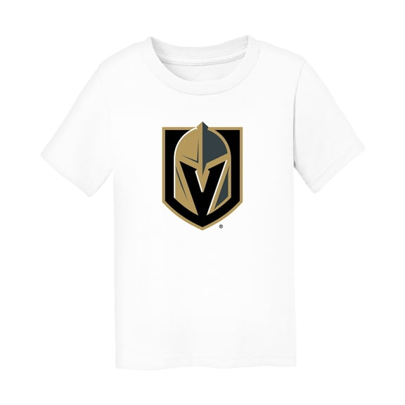 Toddler Chad & Jake White Vegas Golden Knights Primary Logo T-Shirt