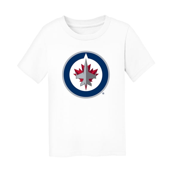 Toddler Chad & Jake White Winnipeg Jets Primary Logo T-Shirt