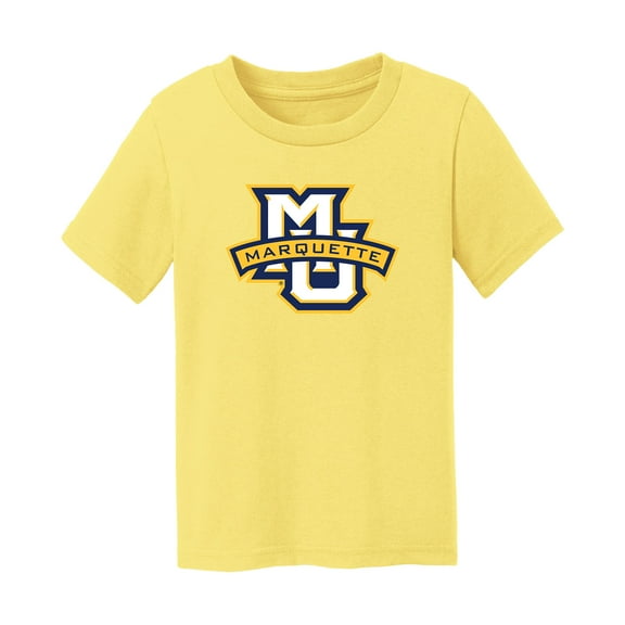 Toddler Chad & Jake  Gold Marquette Golden Eagles Logo T-Shirt