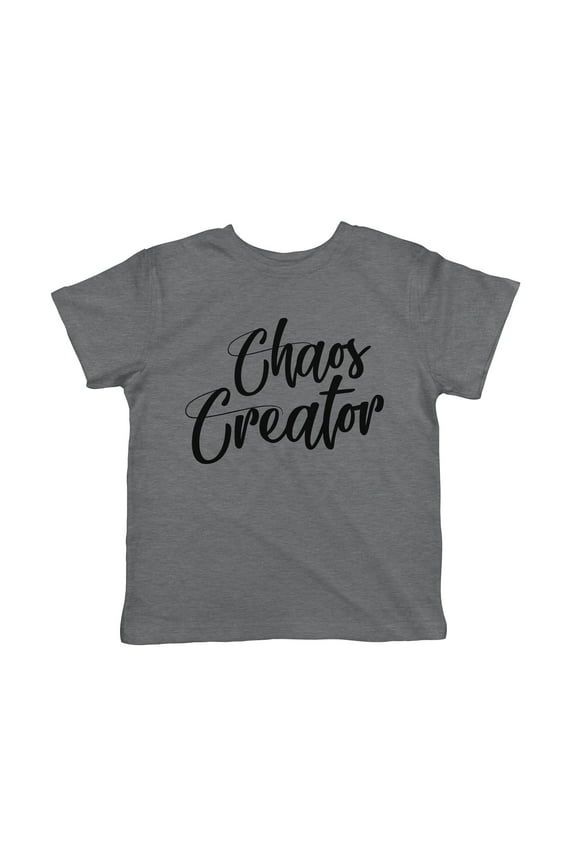 Toddler Chaos Creator T Shirt Funny Trouble Maker Baby Infant T Shirt Kids Gift