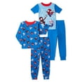 thumbnail image 1 of Toddler Character Pajama Set, 4-Piece, Sizes 12M-5T, 1 of 3
