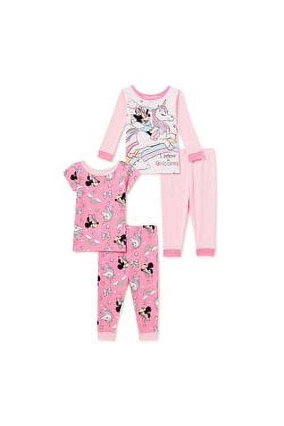 Toddler Character Pajama Set, 4-Piece, Sizes 12M-5T