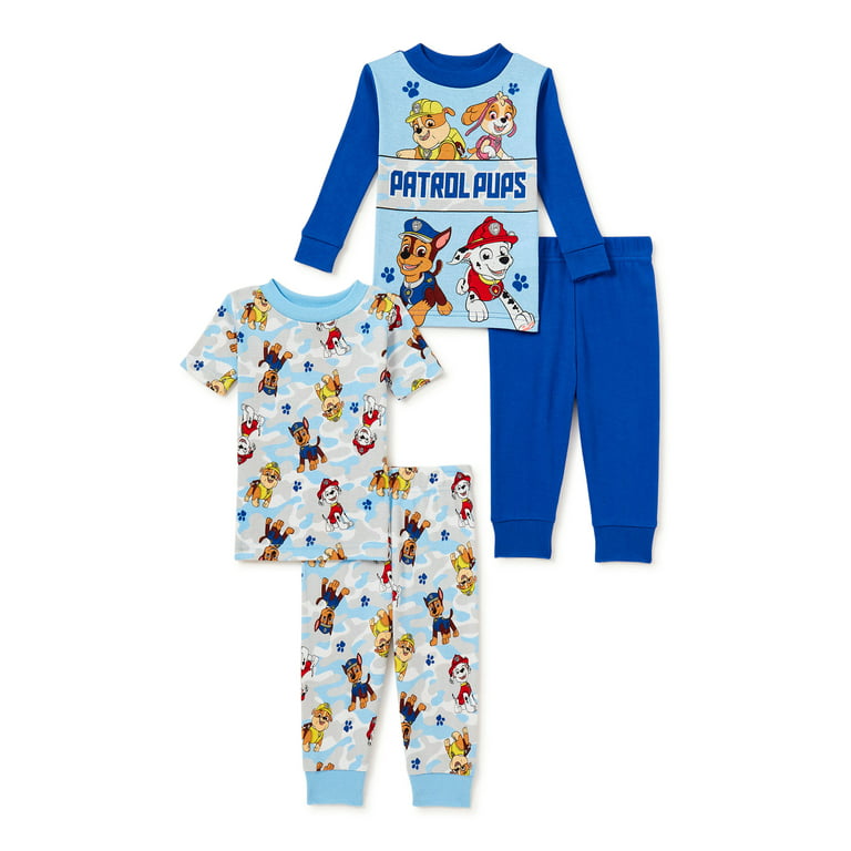 Toddler Pajama Set, 4-Piece, - Walmart.com