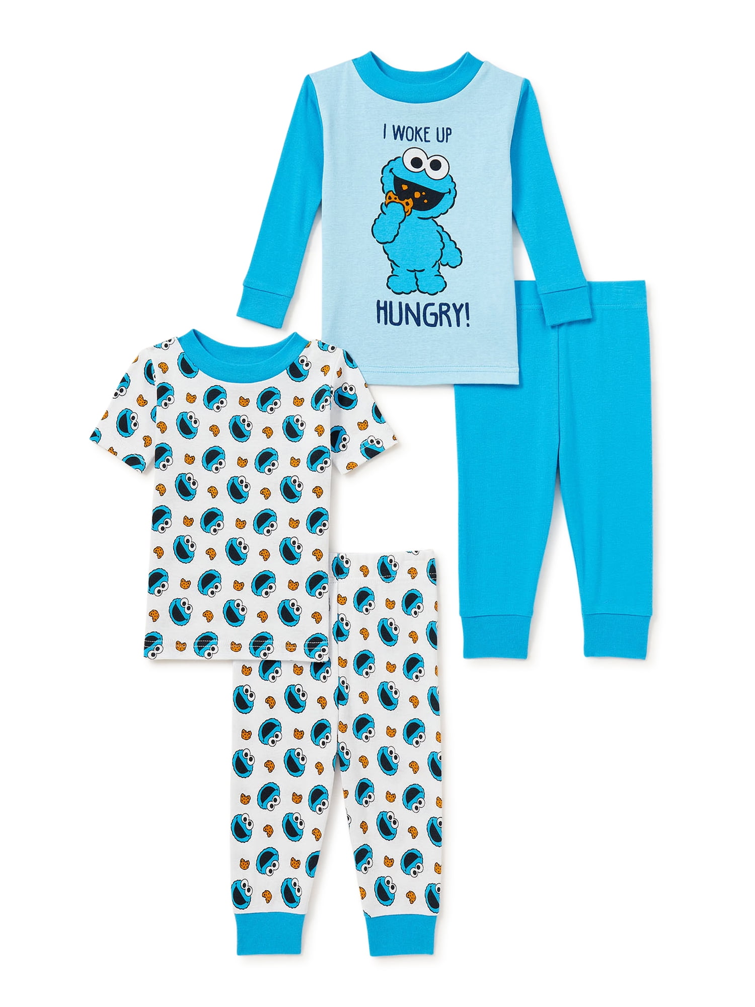 Toddler Character Pajama Set, 4-Piece, Sizes 12M-5T - Walmart.com