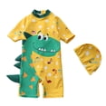 thumbnail image 1 of Toddler Children Swimwear Suit Print UV Kids Boys Summer Beach Clothes Bathing Suit Swimming Diving One Piece Swimsuit With Cap A34, 1 of 2
